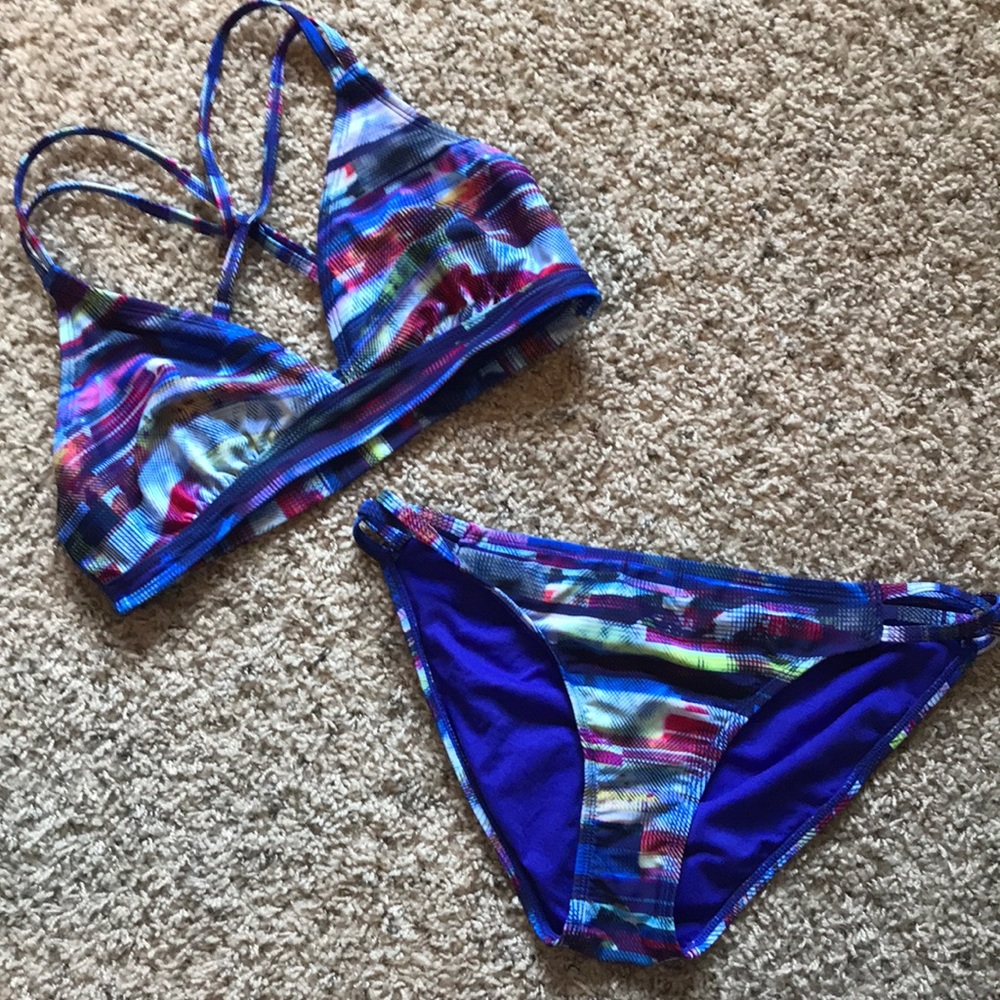 Athleta Multicolor Bikini Set